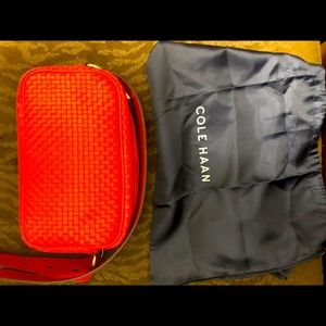 Cole Haan woven red purse. New with tags
